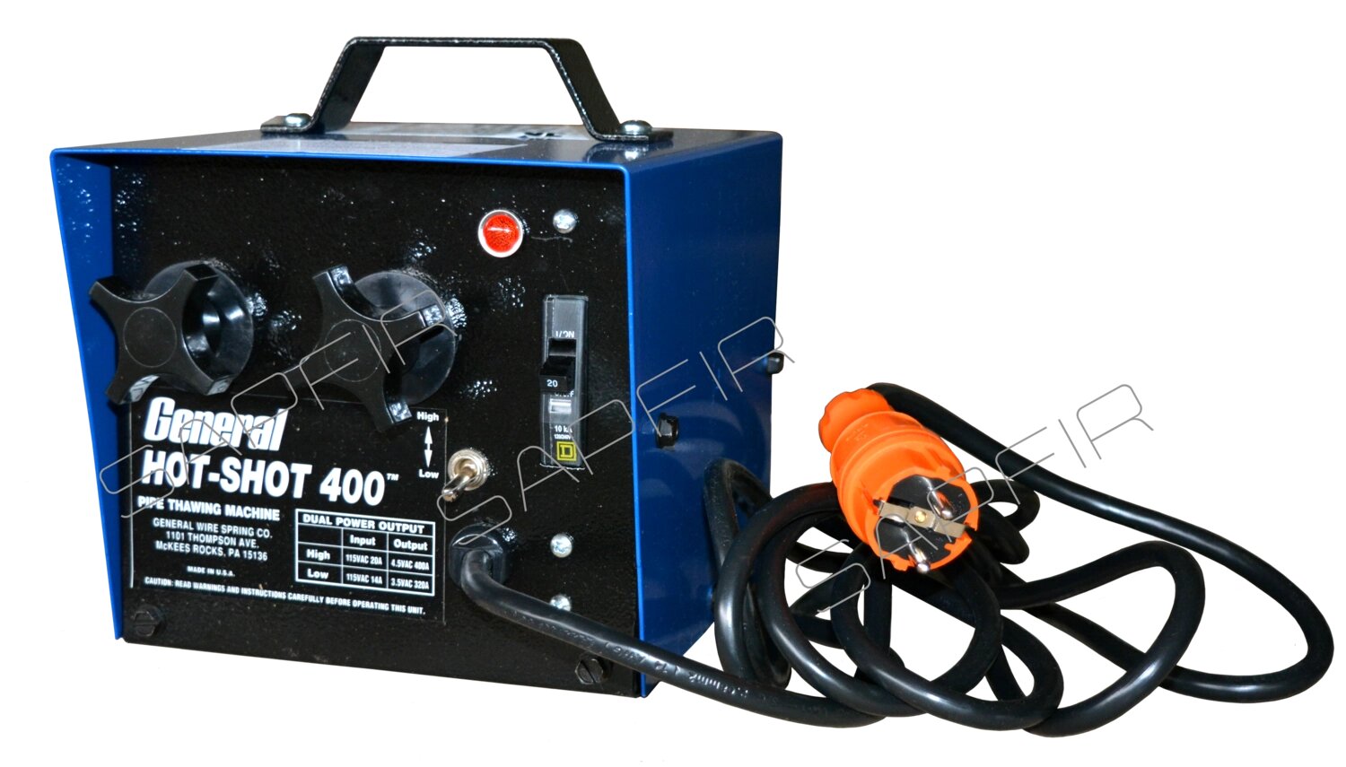 Аппарат для экстренной разморозки труб Дракон-400