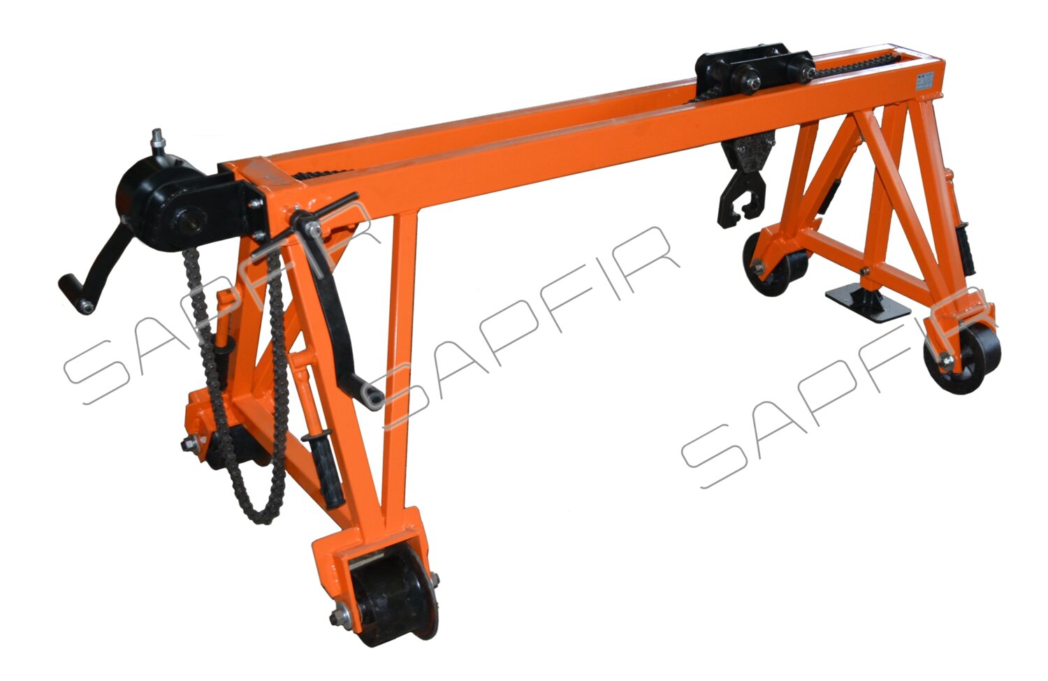 Кран рельсовый съемный для смены рельсов КП-1350