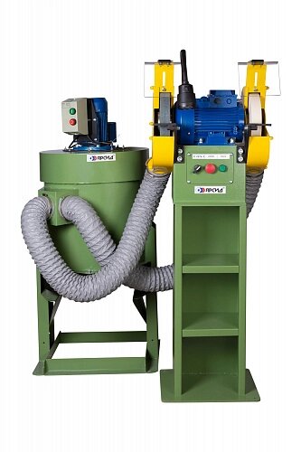 Станок точильно-шлифовальный ТШ 1.25 с пылесосом ПЦ-750-У