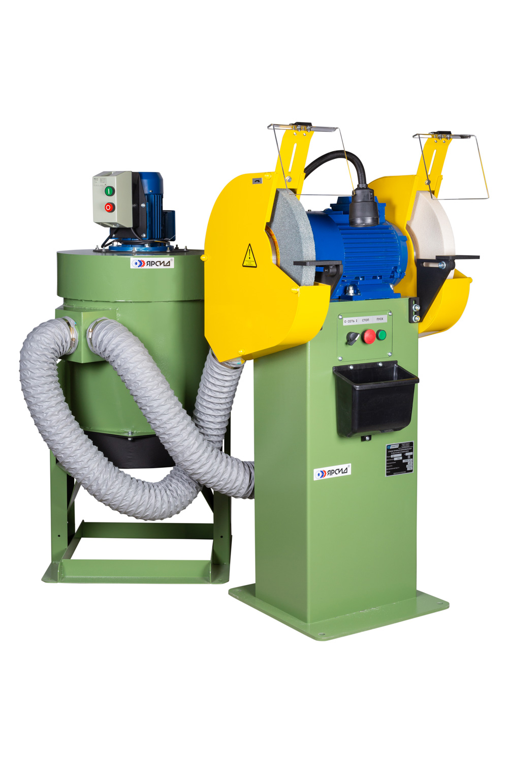 Станок точильно-шлифовальный ТШ 2.25 с пылесосом ПЦ-750-У