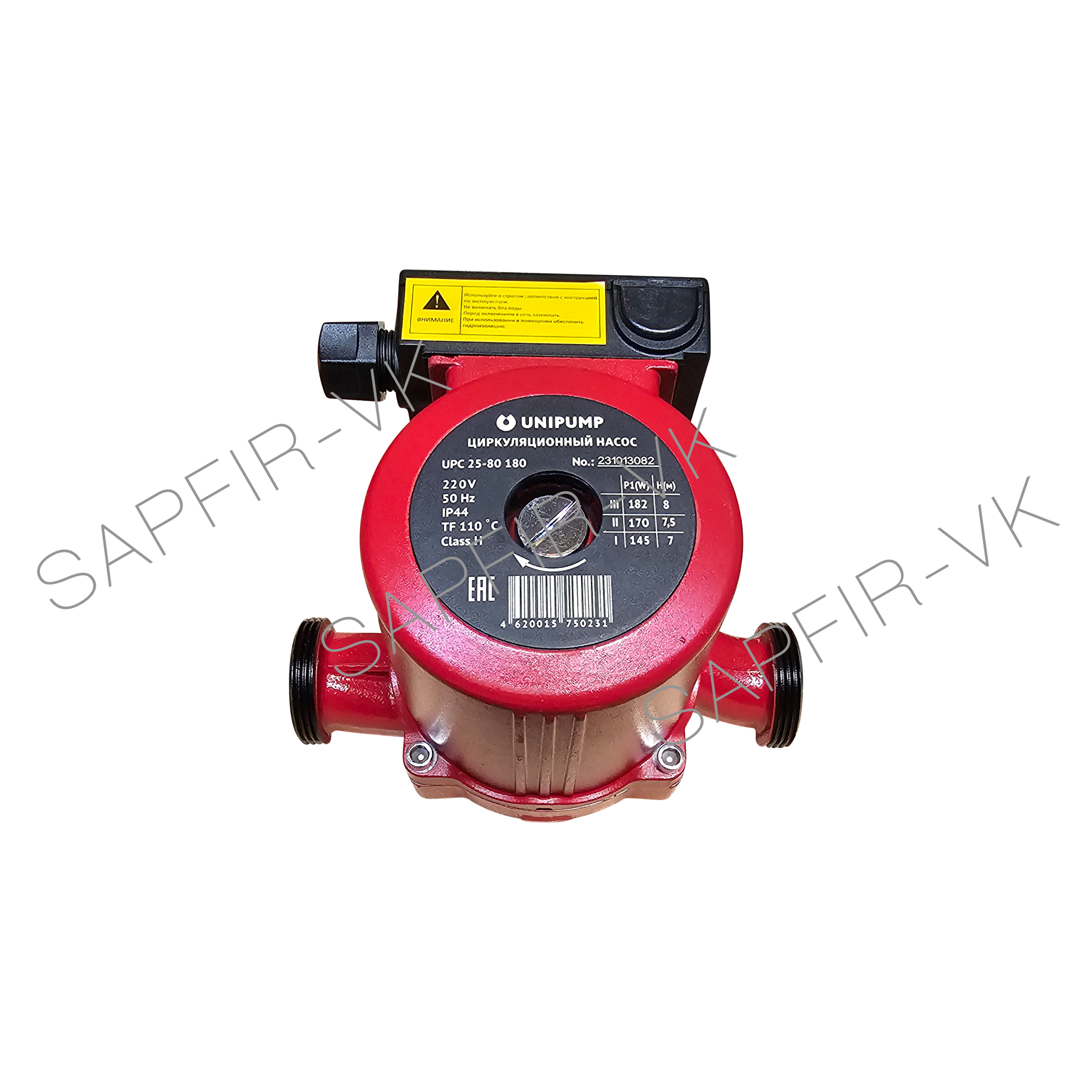 Насос циркуляционный Unipump UPС 25-80 180