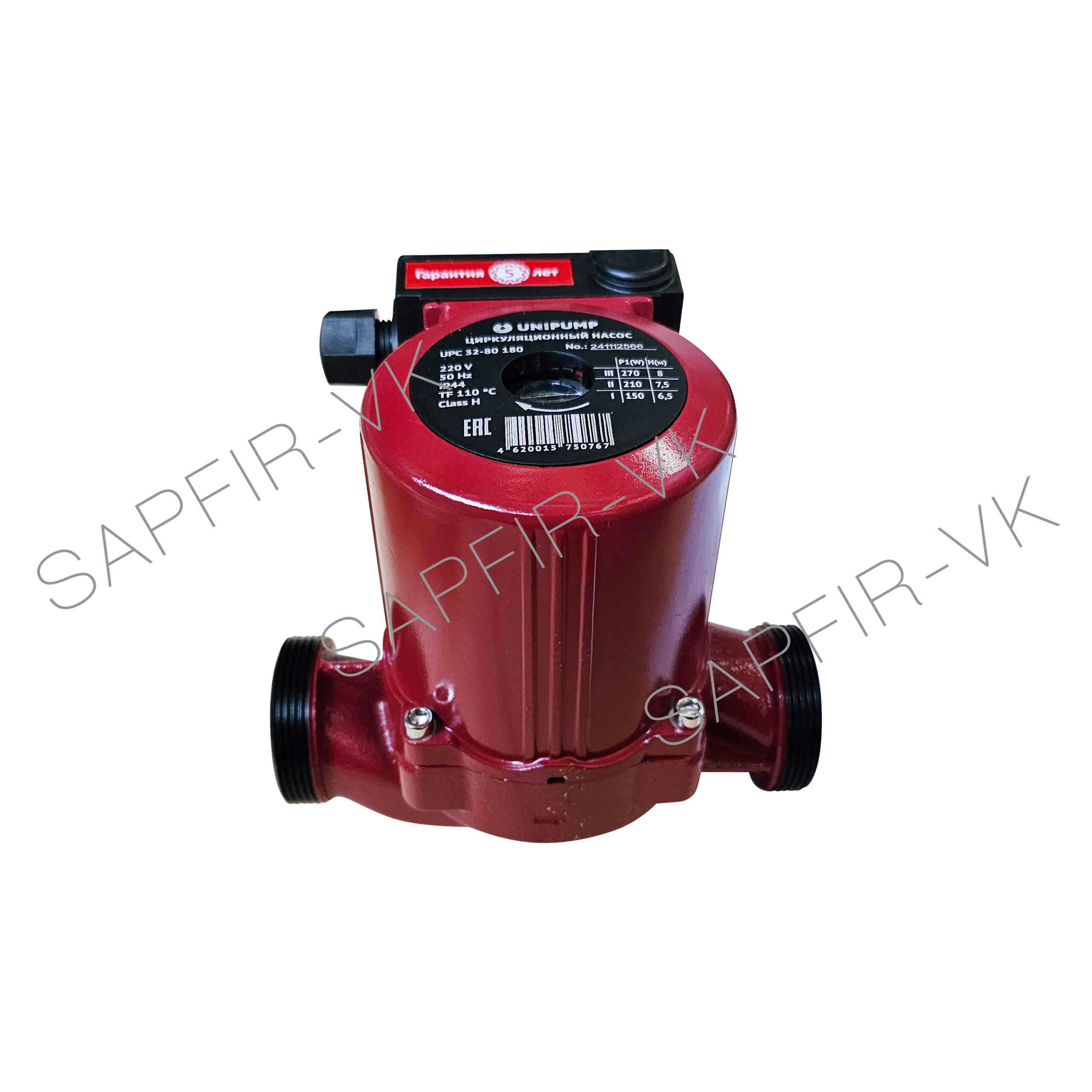 Насос циркуляционный Unipump UPС 32-80 180