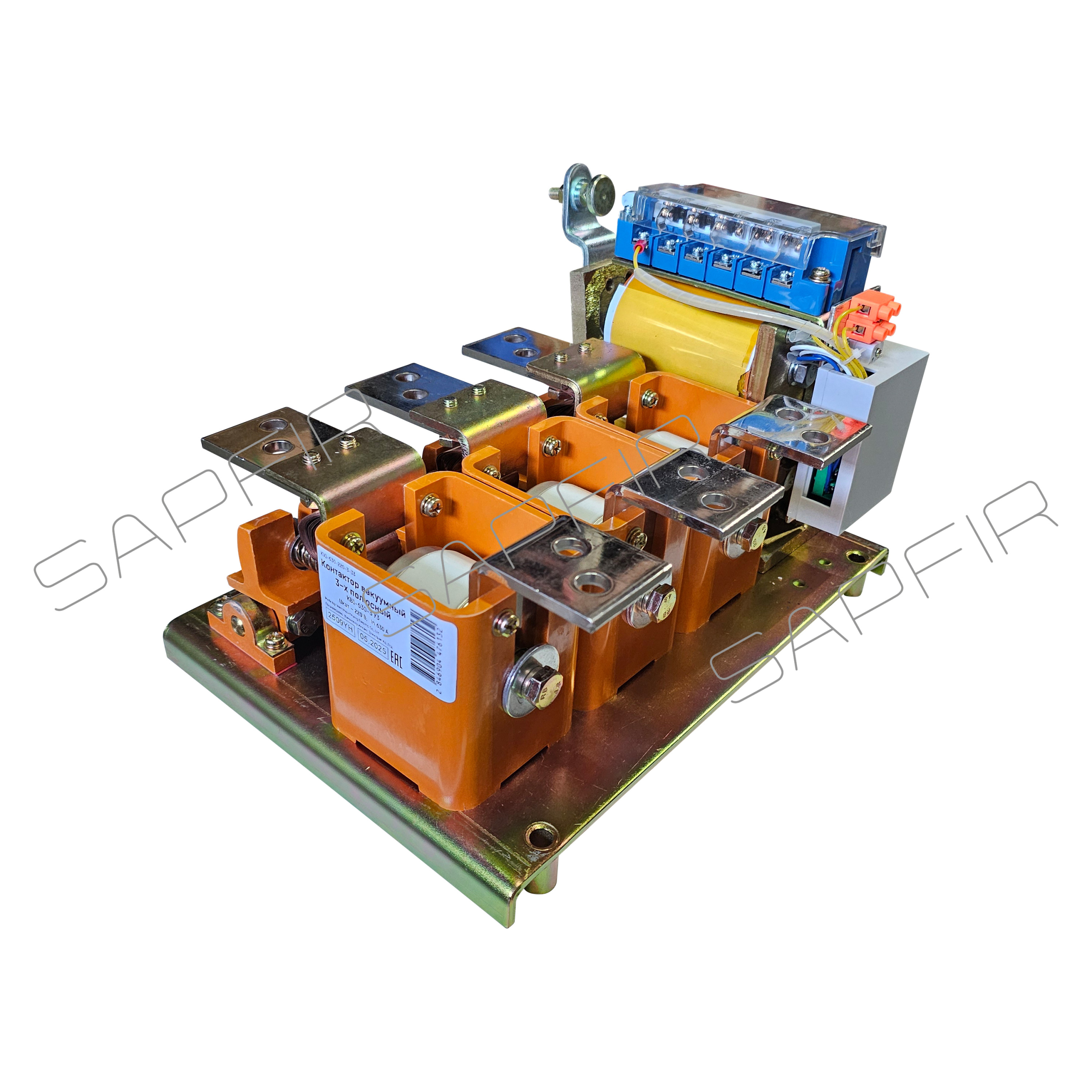 Контактор вакуумный КВ1-630-3 У3 630А 220В 3з+3р