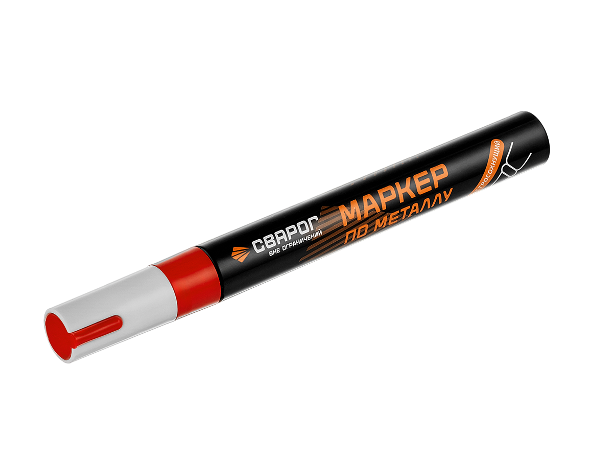 Маркер по металлу 3 мм  , красный