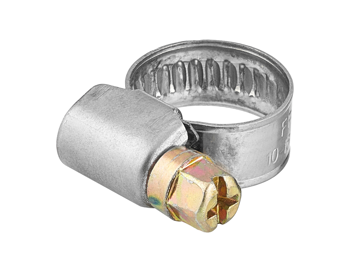 Хомут червячный Ø9мм 10—16 мм