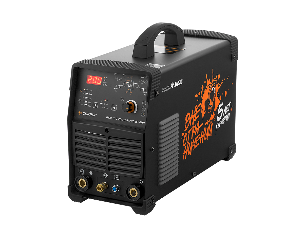 REAL TIG 200 P AC-DC  BLACK (E201B)