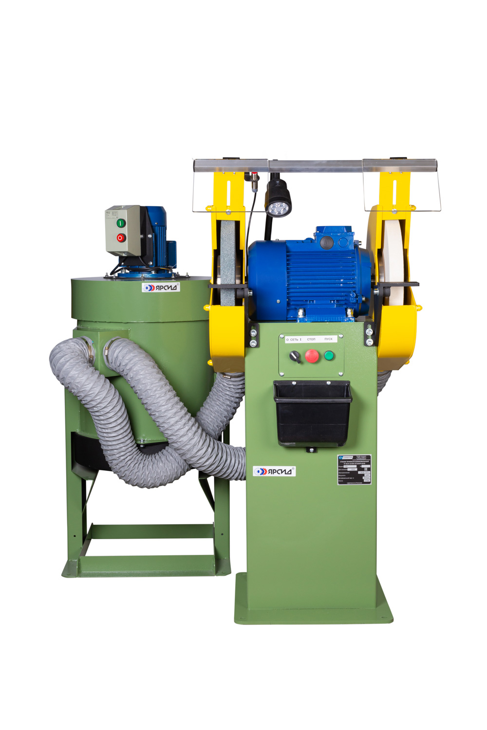 Станок точильно-шлифовальный ТШ 2М.35 с пылесосом ПЦ-750/У