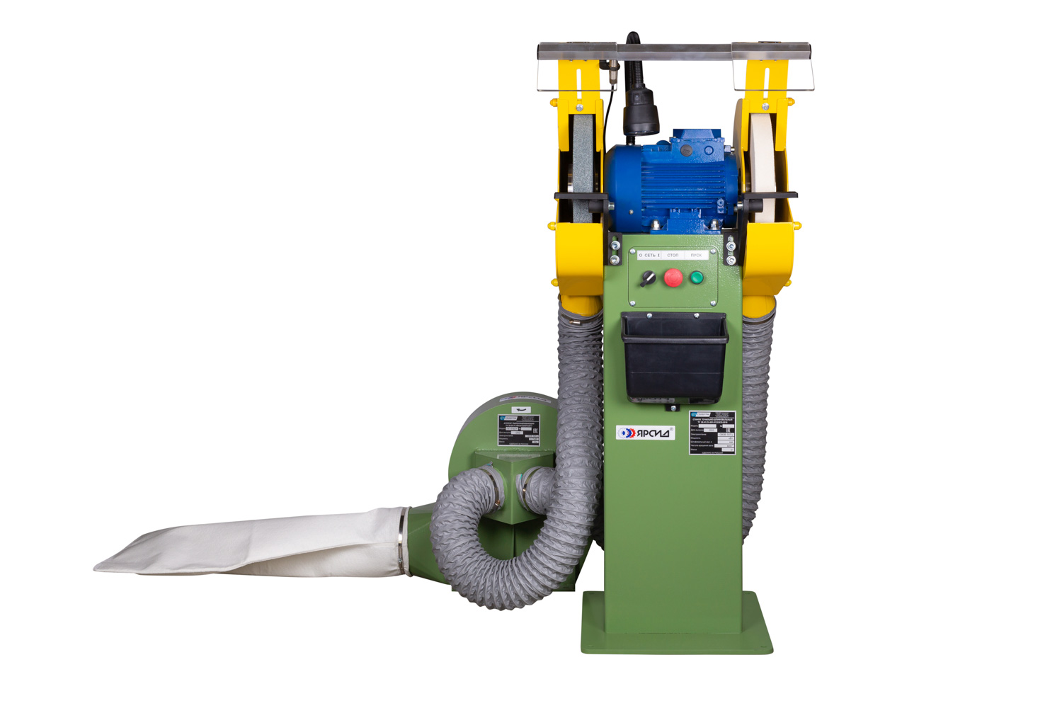 Станок точильно-шлифовальный ТШ 2М.35 с пылесосом ПП-750-У